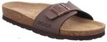 Pantolette ROHDE "SUNNYS", Damen, Gr. 38, mocca, Lederimitat, Schuhe Pantolette,