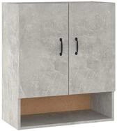 vidaXL H&auml;ngeschrank NA H&auml;ngeschrank Wandschrank Betongrau 60x31x70 cm...