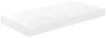 vidaXL Wandregal 50 x 23 x 38 cm Schwebendes Wandregal Hochglanz-Wei&szlig;...