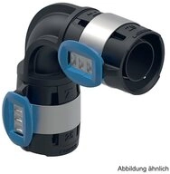 GEBERIT Wasserrohr Geberit FlowFit Bogen 90&deg;, 32 mm