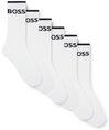BOSS Businesssocken 6P QS Stripe CC (Packung, 6-Paar, 6er) mit BOSS Schriftzug