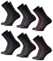 DANISH ENDURANCE Basicsocken Cotton Crew (6-Paar) Baumwolle Socken,