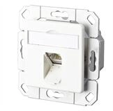 Metz Connect E-DAT C6A 1 Port UPk Netzwerk-Panel (best&uuml;ckt, 1 Ports, reinwei&szlig;,