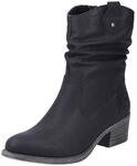 Westernstiefelette RIEKER, Damen, Gr. 36, schwarz, Lederimitat, Schuhe