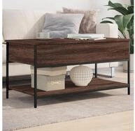 vidaXL Couchtisch vidaXL Couchtisch Braun Eichen-Optik 100x50x50 cm...