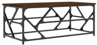 vidaXL Couchtisch Couchtisch Braun Eichen-Optik 100x50x40 cm Holzwerkstoff...