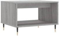 vidaXL Ablagetisch, Couchtisch Grau Sonoma 60x50x40 cm Holzwerkstoff