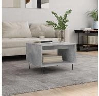 vidaXL Couchtisch vidaXL Couchtisch Betongrau 60x50x40 cm Holzwerkstoff