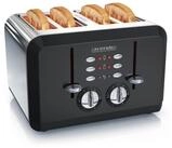Arendo Toaster 4-Scheiben, Automatik, Edelstahl, W&auml;rmeisolierendes