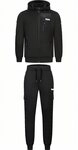 Lonsdale Trainingsanzug Bulough Herren Trainingsanzug mit Kapuze normale Passform