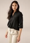 Shirtbluse TAMARIS "mit lockerem Schnitt, aus flie&szlig;ender Viskose-Qualit&auml;t",...