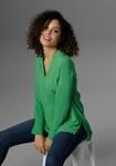Longbluse ANISTON SELECTED, Damen, Gr. 36, gr&uuml;n, Web, Obermaterial: 100% Viskose,