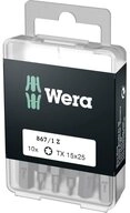 Wera Torx-Bit 10er 867/1 Z Bit TORX T15 x 25 05072407001