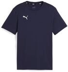 Trainingsshirt PUMA "TEAMGOAL CASUALS TEE JR", Jungen, Gr. 164, blau (puma...
