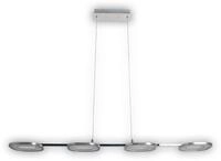 n&auml;ve LED Pendelleuchte Beam, LED fest integriert, Warmwei&szlig;, 4 Brennstellen,...