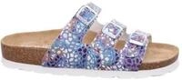Pantolette ROHDE "SUNNYS N13", Damen, Gr. 35, bunt (jeans multi), Nubuklederimitat,