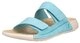 Ecco Cozmo Flat blau Damen Sandale