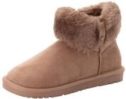 Schlupfboots O'NEILL "JENNER WOMEN MID", Damen, Gr. 36, grau (warm taupe), Synthetik,