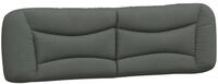 vidaXL Kopfteil, Bett Kopfteil-Kissen Dunkelgrau 180 cm Stoff