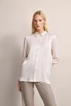 Langarmbluse BUGATTI, Damen, Gr. 34, beige, 100% Viskose, unifarben, normal, ohne