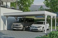 Skanholz Doppelcarport Grunewald, BxT: 622x554 cm, 590 cm Einfahrtsh&ouml;he, mit
