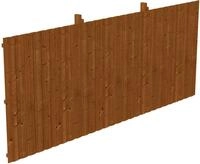 Skanholz Carport-R&uuml;ckwand, BxH:550x220 cm, aus Deckeschalung 20x120mm