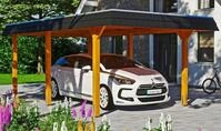 Skanholz Einzelcarport Wendland, BxT: 362x628 cm, 206 cm Einfahrtsh&ouml;he