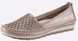 Slipper GEMINI, Damen, Gr. 36, beige (puder, meliert), Glattleder, Schuhe...