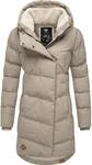 Wintermantel RAGWEAR "Wintermantel Pavla", Damen, Gr. XL, grau (taupe24),