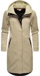Kurzmantel RAGWEAR "Kurzmantel Letti Long Bonded", Damen, Gr. XS, beige (ecru),