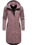 Ragwear Kurzmantel Letti Long Bonded &Uuml;bergangsmantel aus Rippstrick mit Kapuze...