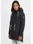 OXMO Parka OXMelly Parka &Uuml;bergangsjacke mit Kapuze schwarz L