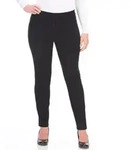 KjBRAND Jeansjeggings JENNY angenehm weiche Quer-Stretch Qualit&auml;t schwarz 44