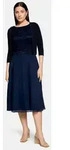 Vera Mont Strickjacke Damen ohne Verschluss (1-tlg) Glitzer blau XS (32)