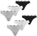 PUMA String Puma Damen String im 6-er Pack Mit Puma Logo im Bund