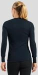 Funktionsshirt ODLO "Odlo ACTIVE WARM", Damen, Gr. XS, marineblau, 100% Polyester,