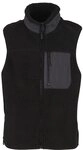 URBAN CLASSICS Steppweste Urban Classics Sherpa Vest (1-tlg) schwarz S (46)