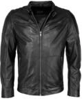 Lederjacke JCC "Lederjacke 31020218Ecom", Herren, Gr. S, schwarz, Obermaterial:...