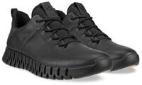 Ecco Gruuv Lea GTX (Glattleder, wasserdicht) schwarz Herren Sneaker