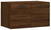 vidaXL H&auml;ngeschrank Wandschrank Braun Eichen-Optik 60x36,5x35cm Holzwerkstoff...