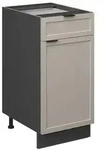 Vicco Unterschrank Fame-Line, GrauBeige/Anthrazit, 40 cm ohne Arbeitsplatte...