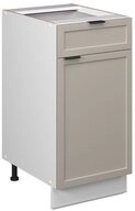 Vicco Unterschrank Fame-Line, GrauBeige/Wei&szlig;, 40 cm ohne Arbeitsplatte (1-St)