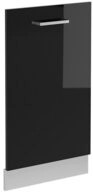 Vicco Frontblende R-Line, Schwarz Hochglanz/Wei&szlig;, 45 cm ohne Arbeitsplatte (1...