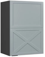Vicco H&auml;ngeschrank Fame-Line, Hellblau-grau/Anthrazit, 50 cm (1-St)