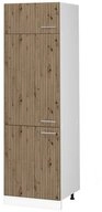 Vicco K&uuml;hlumbauschrank R-Line, Artisan-Eiche/Wei&szlig;, 60 cm (1-St)