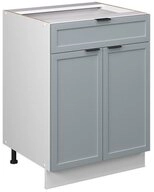 Vicco Unterschrank Fame-Line, Hellblau-grau/Wei&szlig;, 60 cm mit Schublade, ohne
