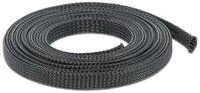 Delock Geflechtschlauch Geflechtschlauch dehnbar 5m x 12mm schwarz