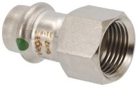 Viega Wasserrohr Viega Sanpress Inox &Uuml;bergangsst&uuml;ck mit IG, Modell 2312, 35...
