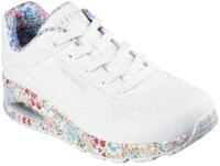 Sneaker SKECHERS "UNO-MAJESTIC GARDEN", Damen, Gr. 35, bunt (wei&szlig; bunt),