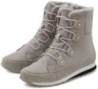 Stiefelette VIVANCE, Damen, Gr. 38, grau, Obermaterial: 50% Lederimitat, 50%